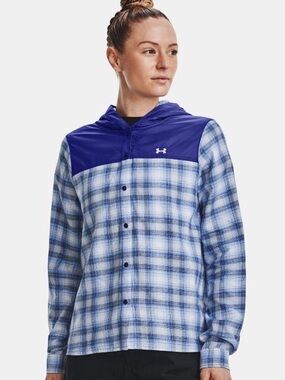 Under Armour Women's UA Tradesman Flannel Hoodie XL NWT